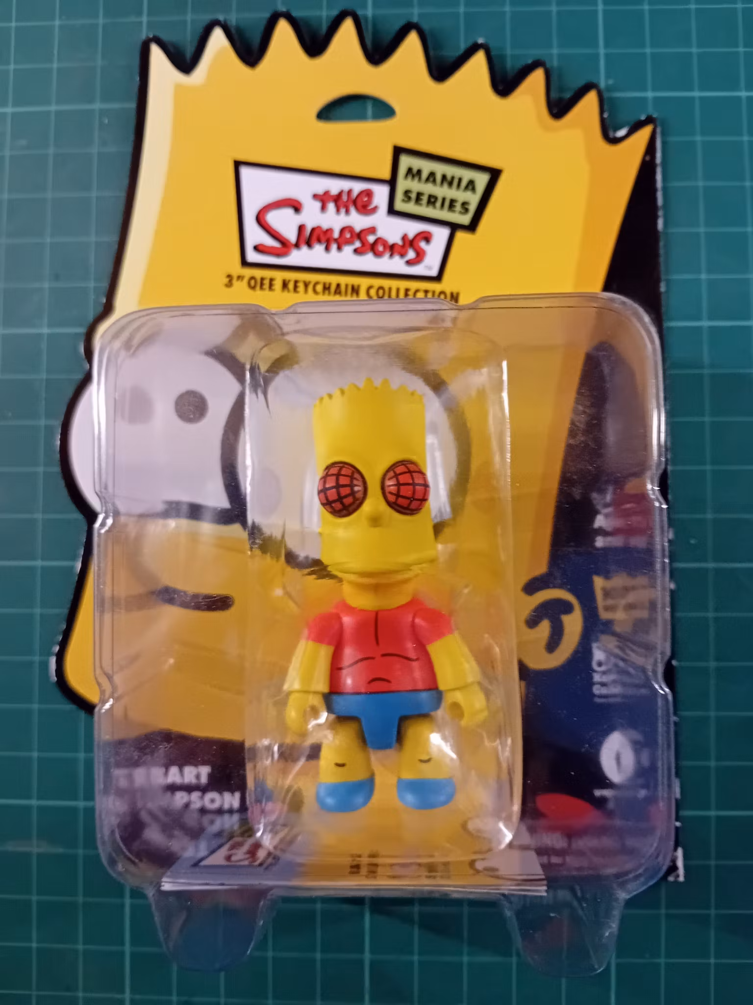 The Simpsons Mania series nøkkelring: Bart flue