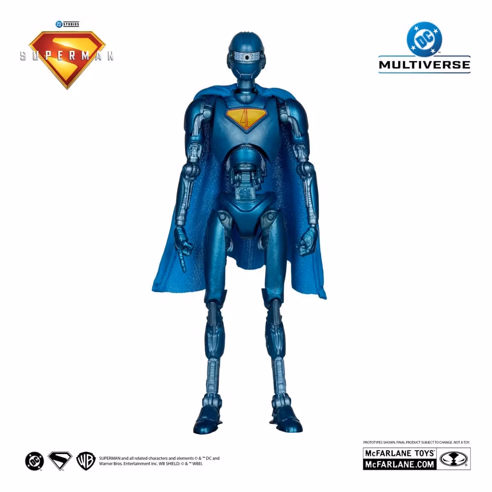 Superman (2025) DC Multiverse Deluxe Action Figure Superman Robot (Red Platinum Edition) 18 cm