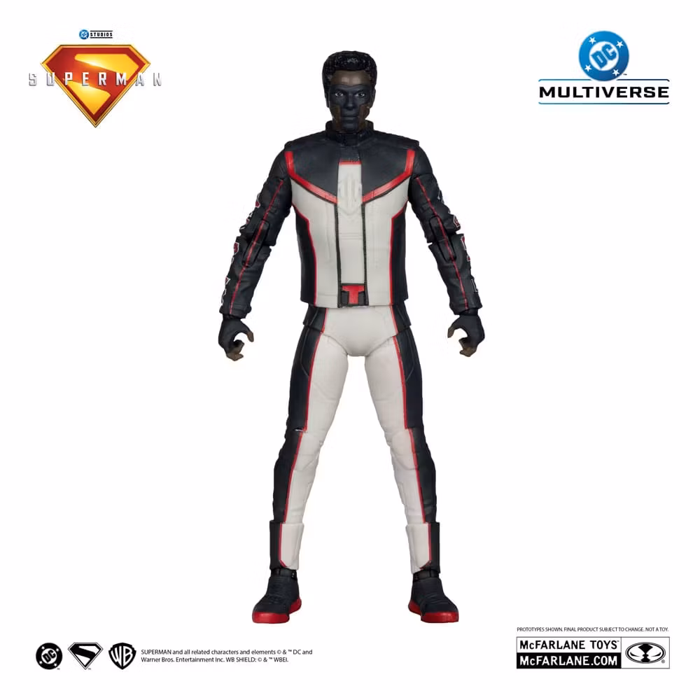 Superman (2025) DC Multiverse Deluxe Theatrical Edition Action Figure Mr. Terrific (Red Platinum Edition) 18 cm