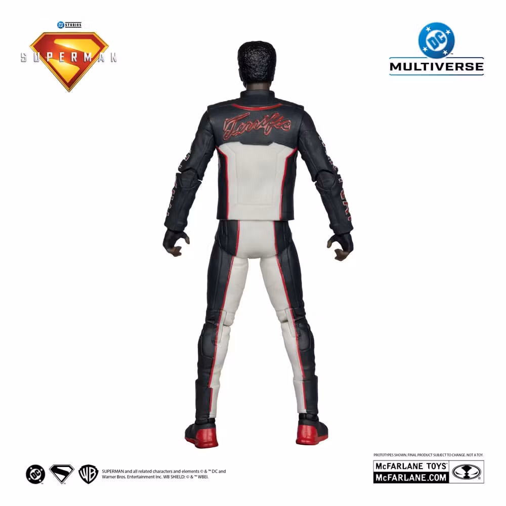 Superman (2025) DC Multiverse Deluxe Theatrical Edition Action Figure Mr. Terrific (Red Platinum Edition) 18 cm