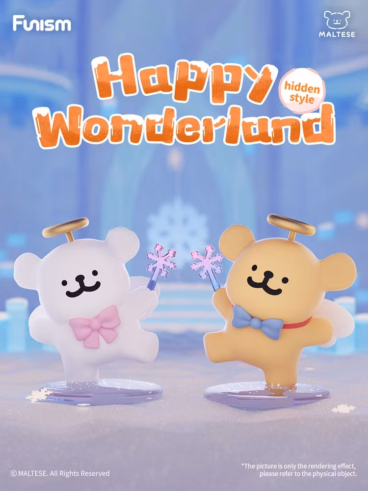 Maltese Cuddly Moments Series Mini Figures 9 cm Blind Box