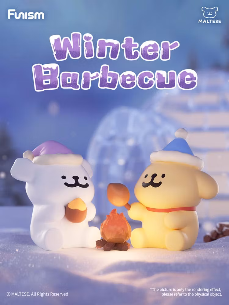 Maltese Cuddly Moments Series Mini Figures 9 cm Blind Box