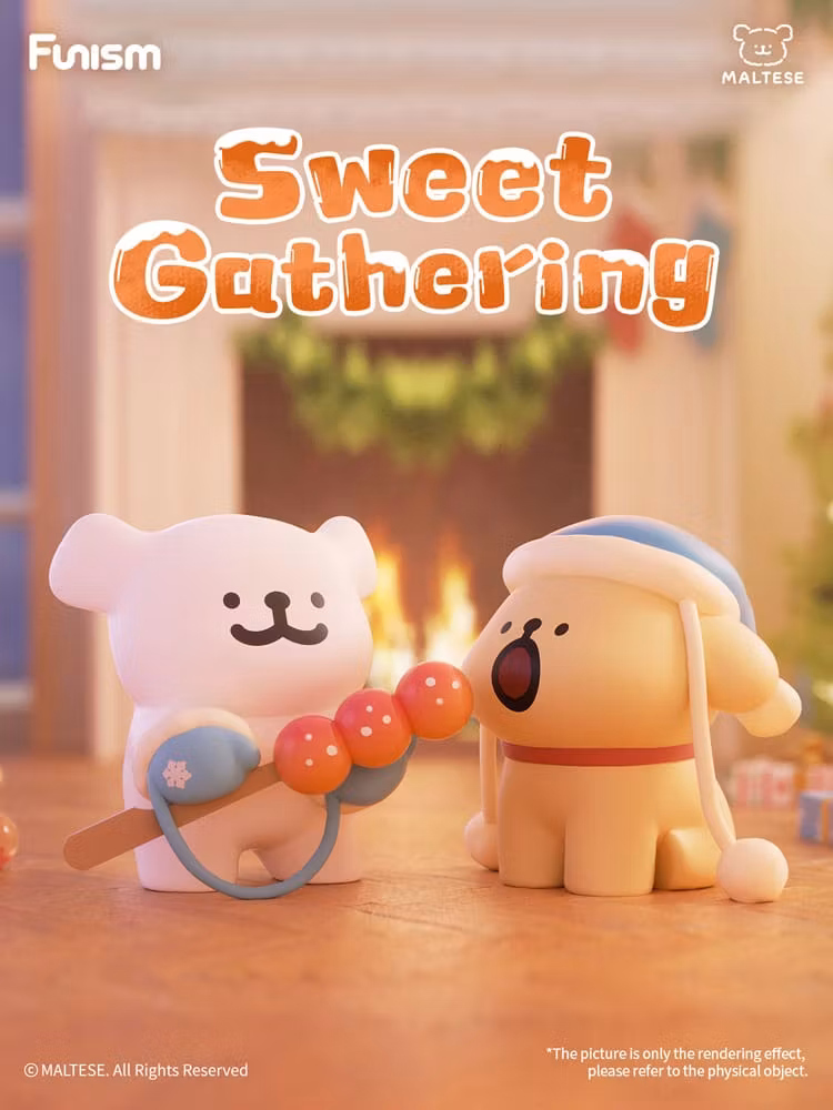 Maltese Cuddly Moments Series Mini Figures 9 cm Blind Box