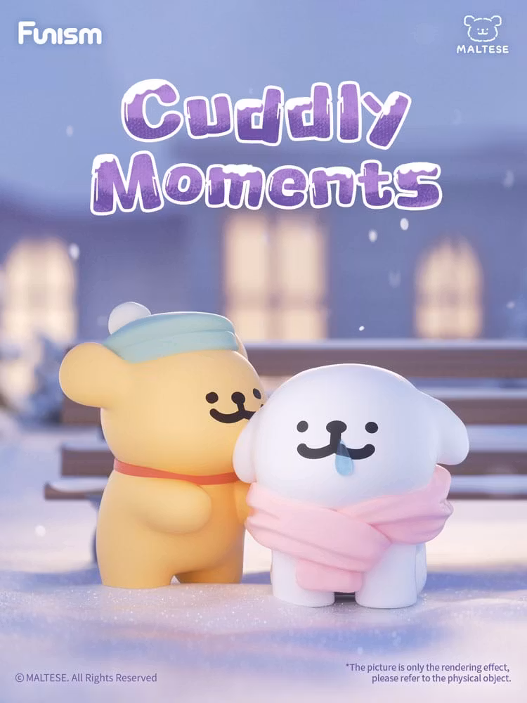 Maltese Cuddly Moments Series Mini Figures 9 cm Blind Box