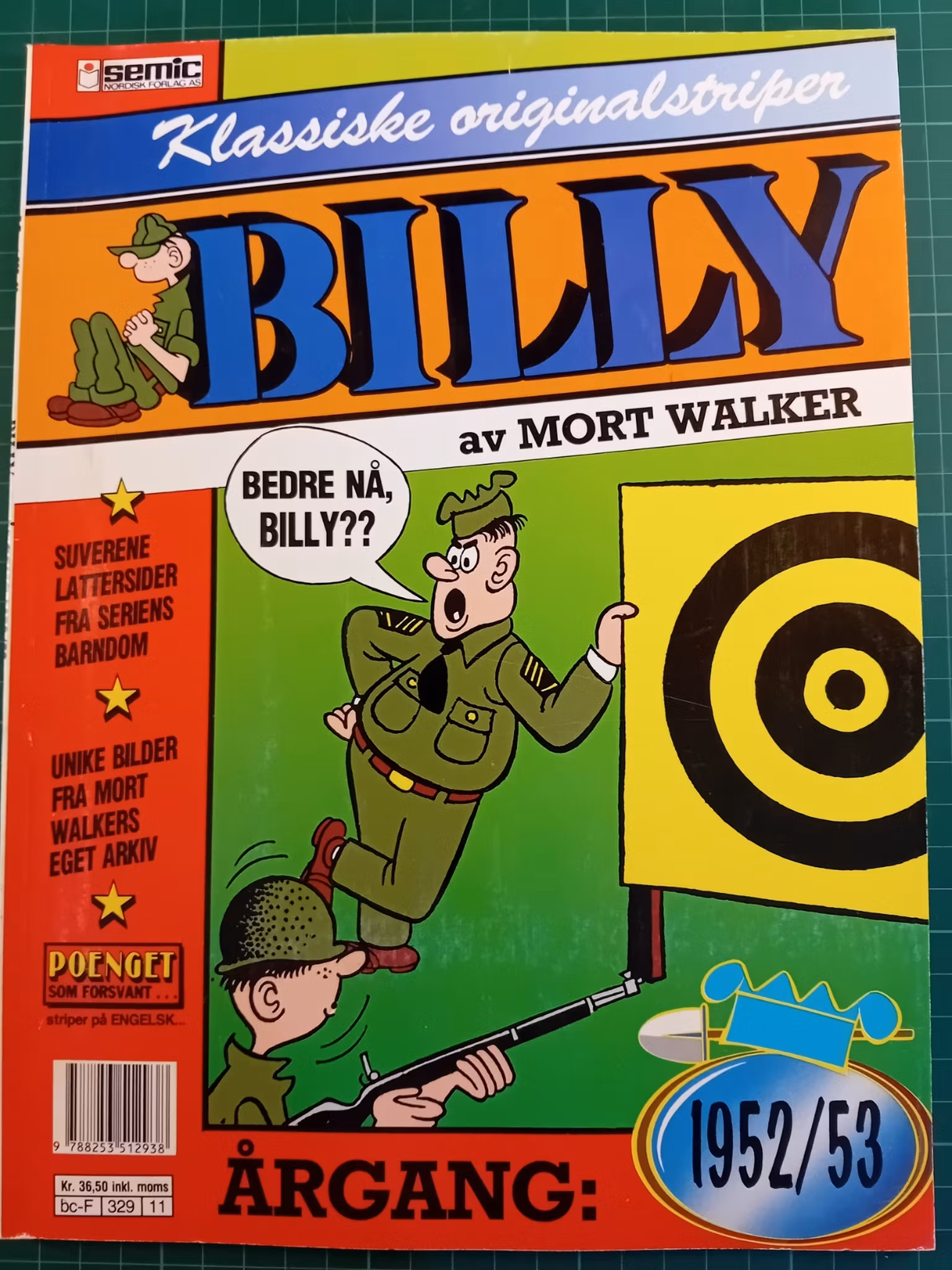 Billy : Klassiske originalstriper 1952/53