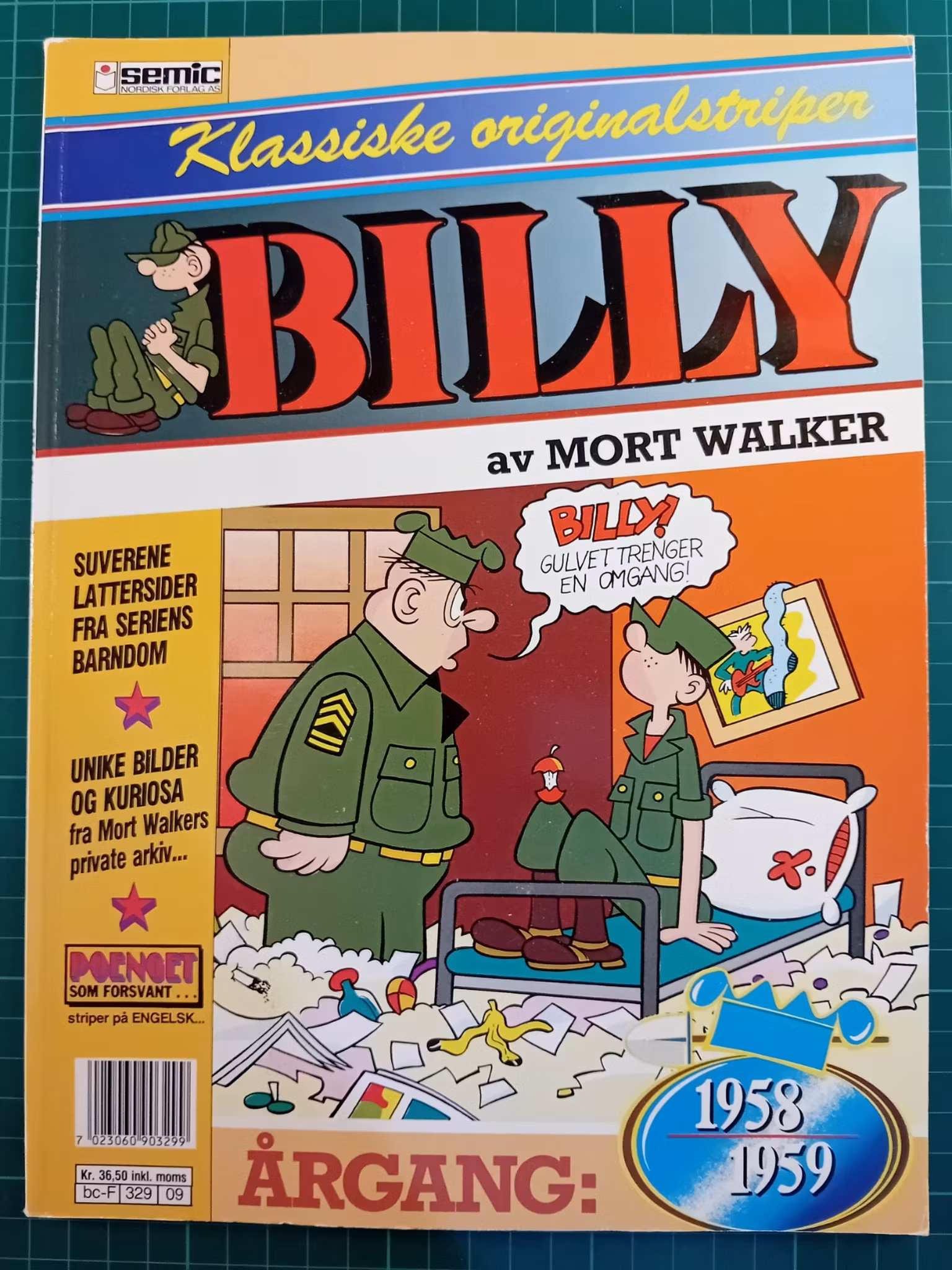 Billy : Klassiske originalstriper 1958/59