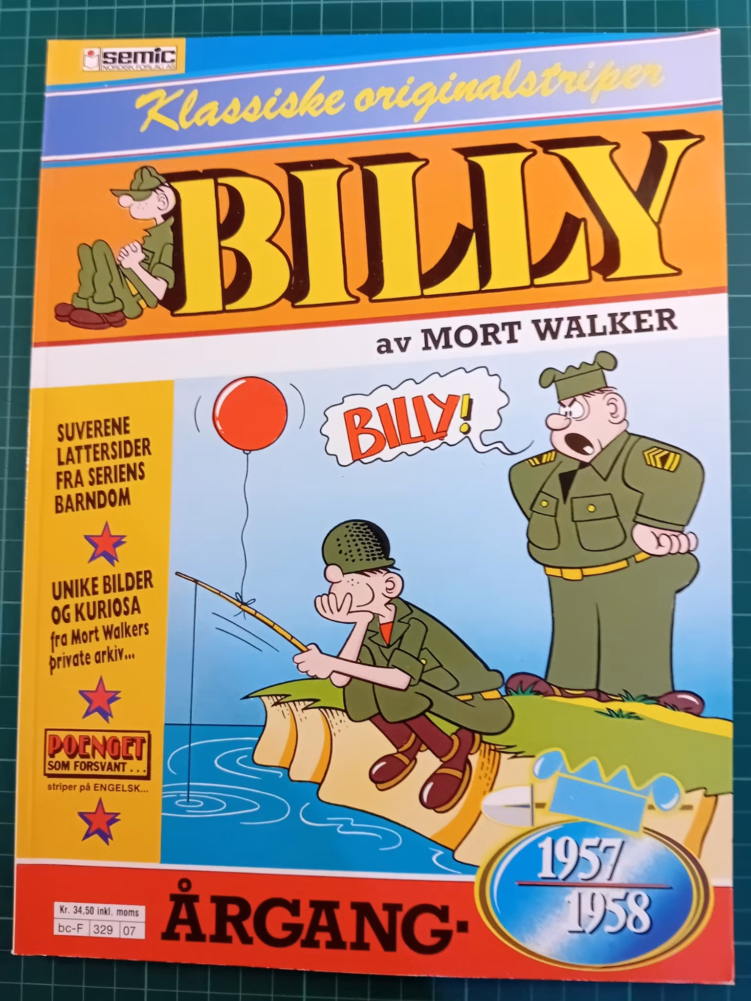 Billy : Klassiske originalstriper 1957/58