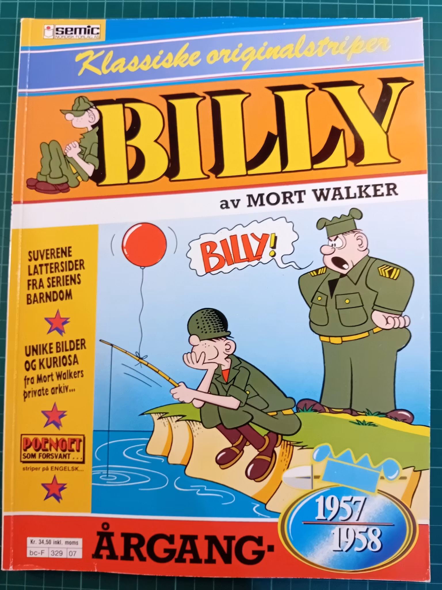 Billy : Klassiske originalstriper 1957/58