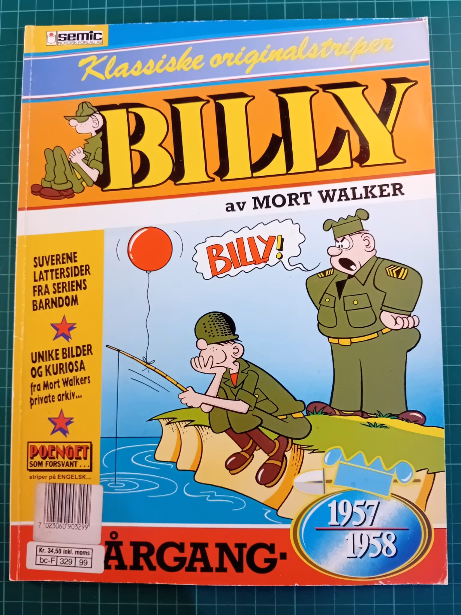 Billy : Klassiske originalstriper 1957/58