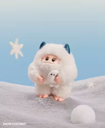 Giggle Monster Plush Keychain 11 cm Marshmallow Dreams Blind Box Display (6) (Totalpris 1.295,-)