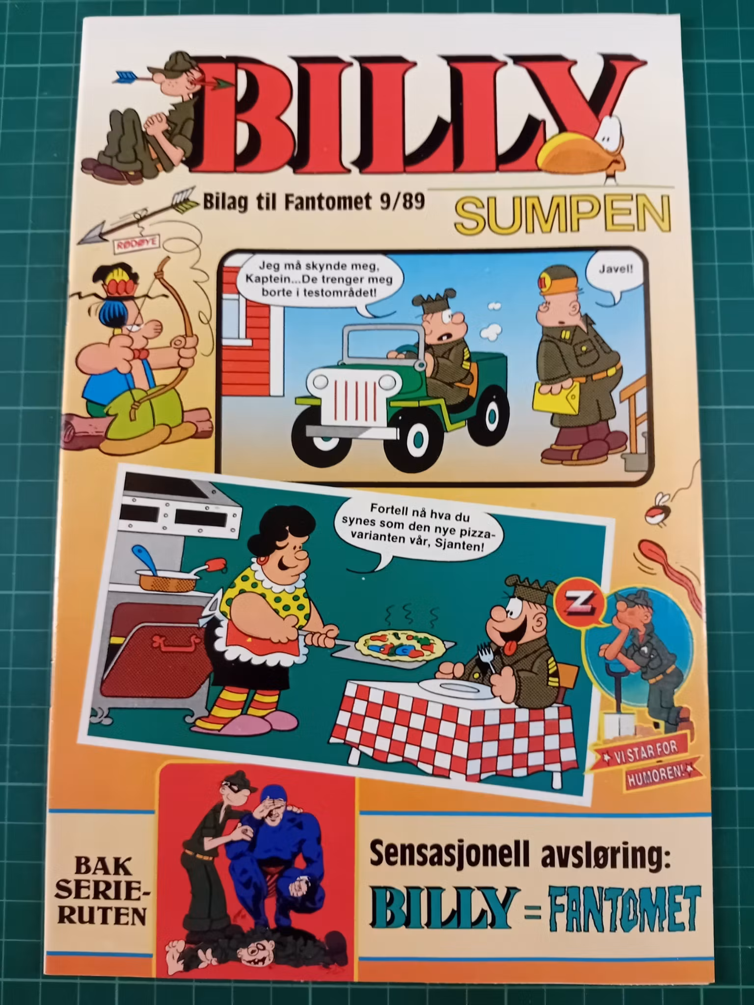 Billy bilag : Bilag til Fantomet 9/1989