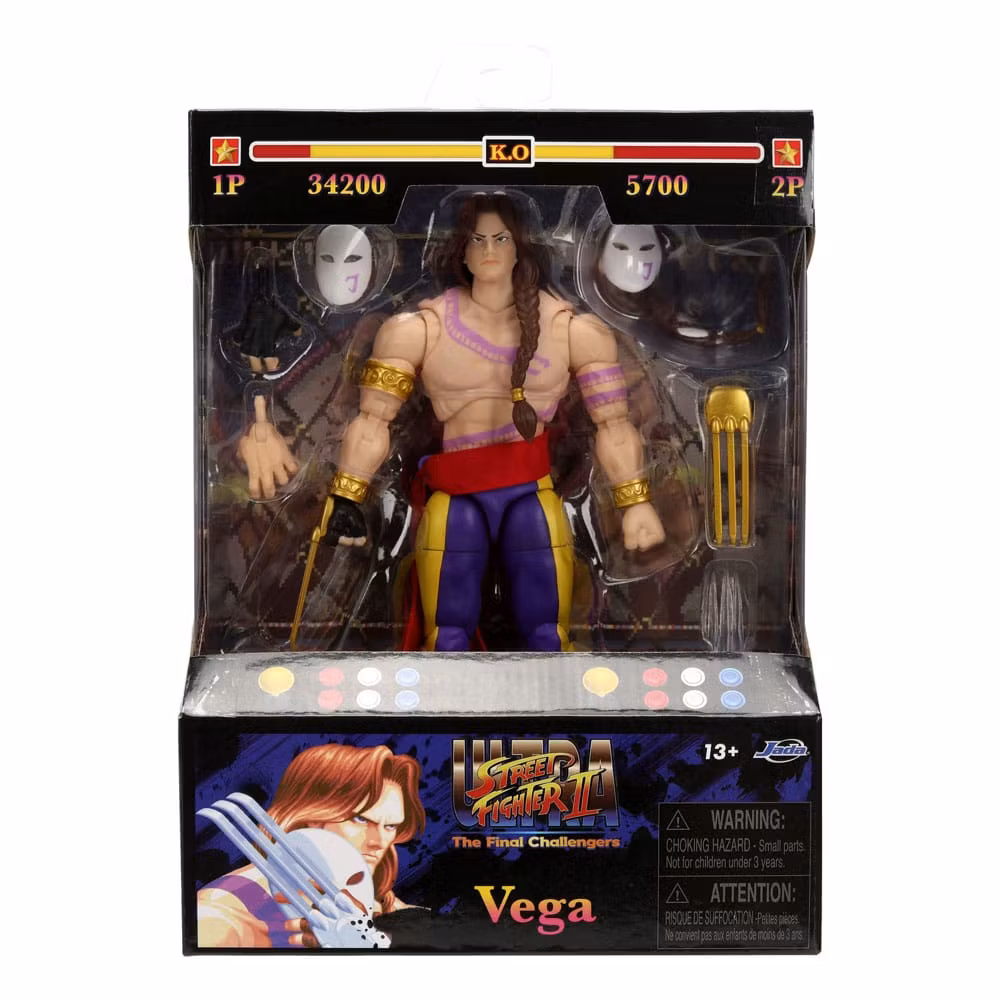 Ultra Street Fighter II: The Final Challengers Action Figure 1/12 Vega 15 cm (Totalpris 398,-)