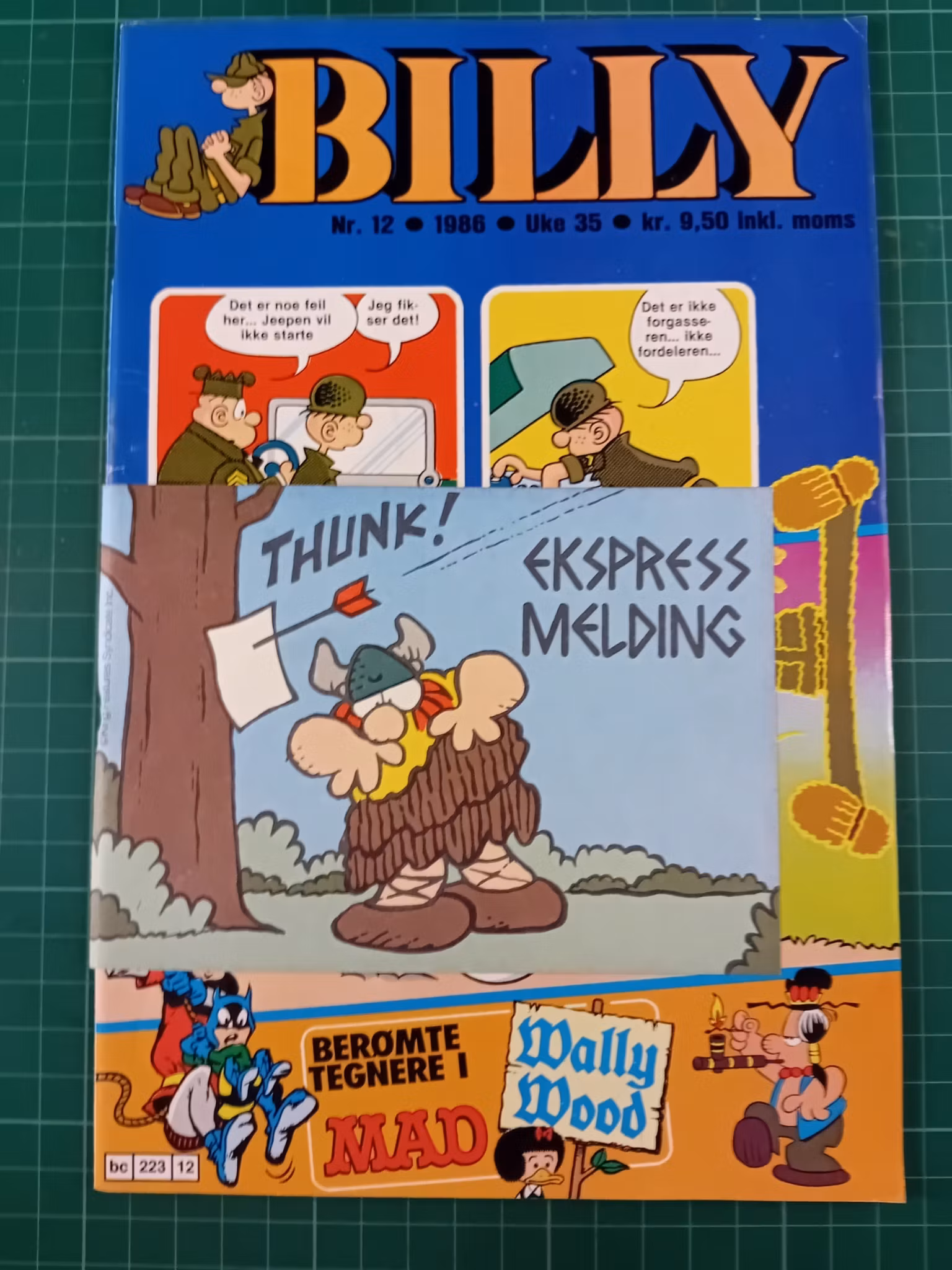 Billy 1986 - 12 m/postkort