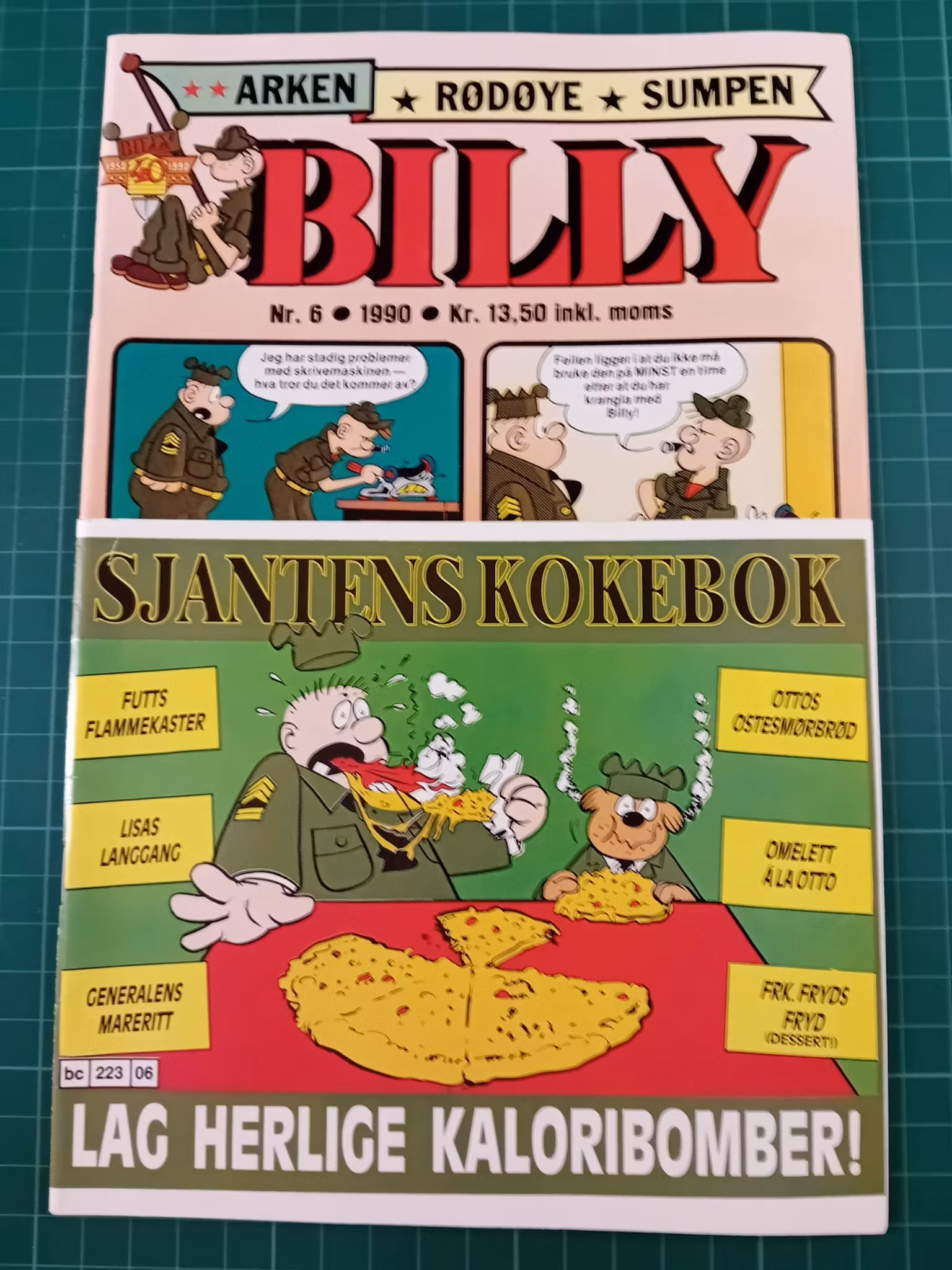 Billy 1990 - 06 m/kokebok bilag