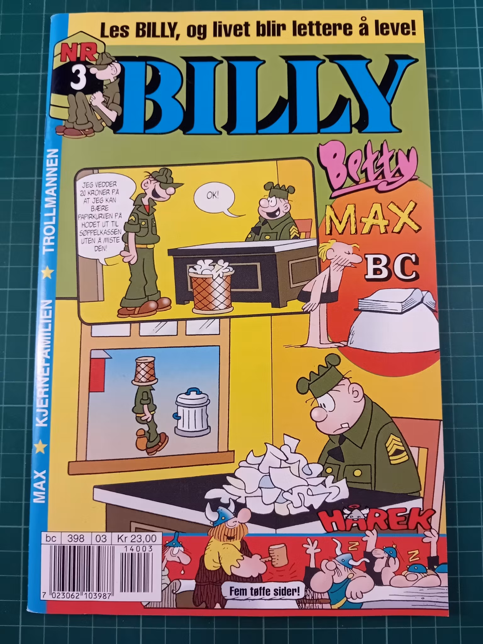 Billy 2001 - 03
