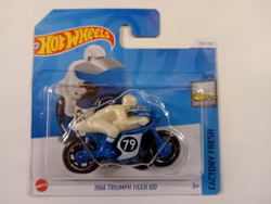 Triumph Tiger 100 1966 Blå m/Hvit fører #190