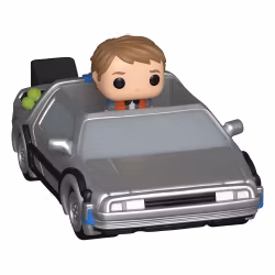 Back to the Future (Tilbake til fremtiden) Bitty POP! Rides Vinyl Figure Marty McFly and Time Machine