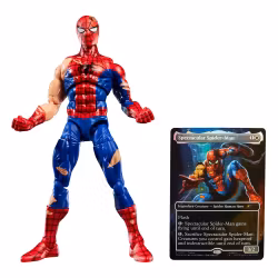 Marvel Legends Magic: The Gathering Action Figure Battle-Damaged Spider-Man (plus Exclusive Foil Card) 15 cm (Totalpris 699,-)