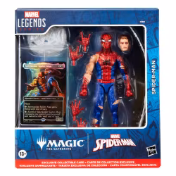 Marvel Legends Magic: The Gathering Action Figure Battle-Damaged Spider-Man (plus Exclusive Foil Card) 15 cm (Totalpris 699,-)