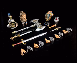 Mythic Legions: Rising Sons Actionfigur Attlus the Conqueror Ver. 2 15 cm (totalpris 749,-)