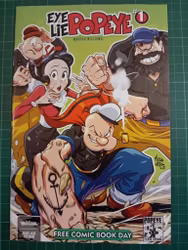 Popeye Free comic book day 2024