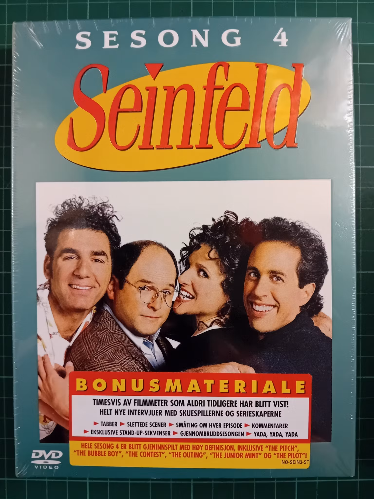 DVD : Seinfeld sesong 4 (forseglet)