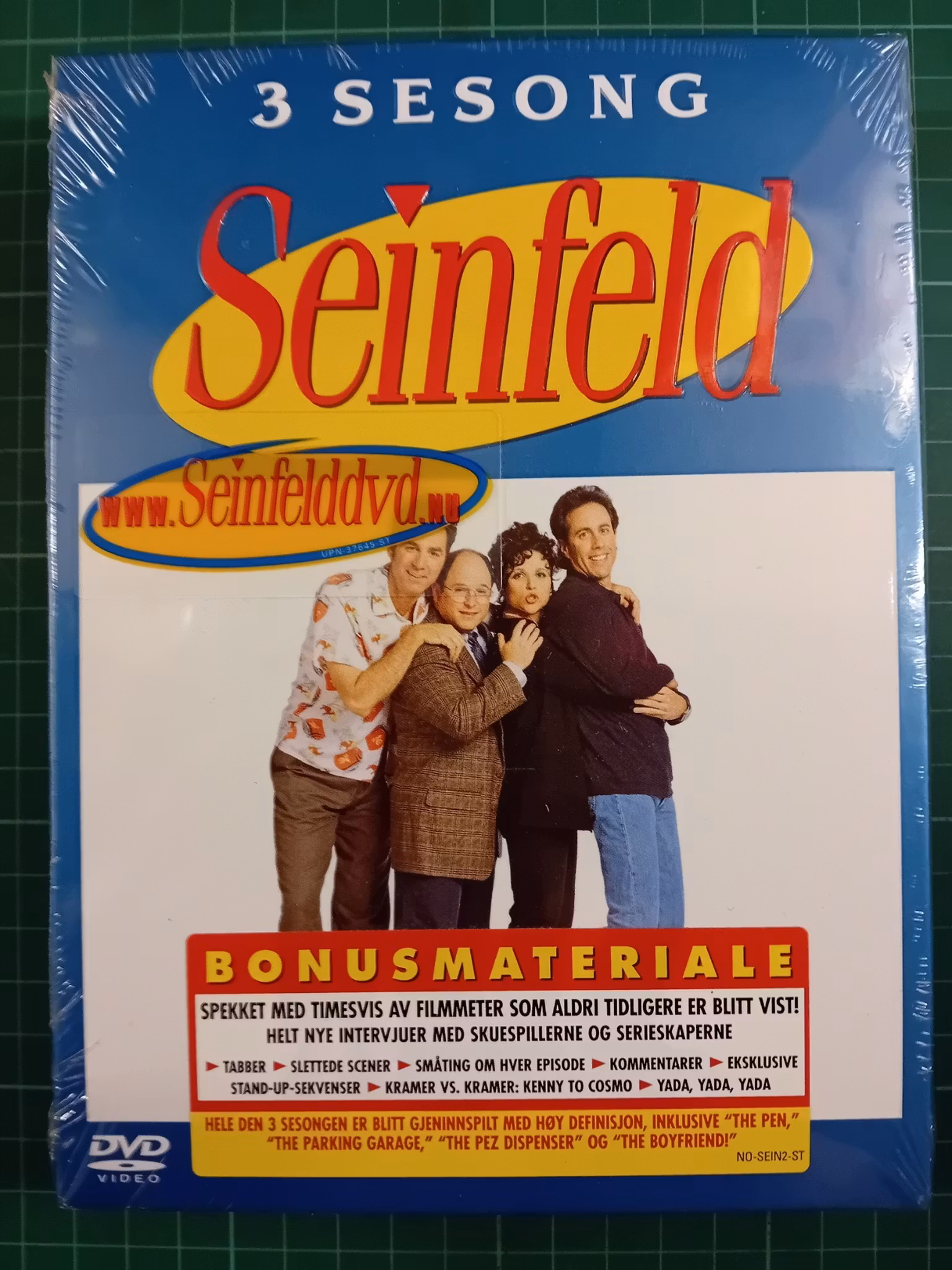 DVD : Seinfeld sesong 3 (forseglet)