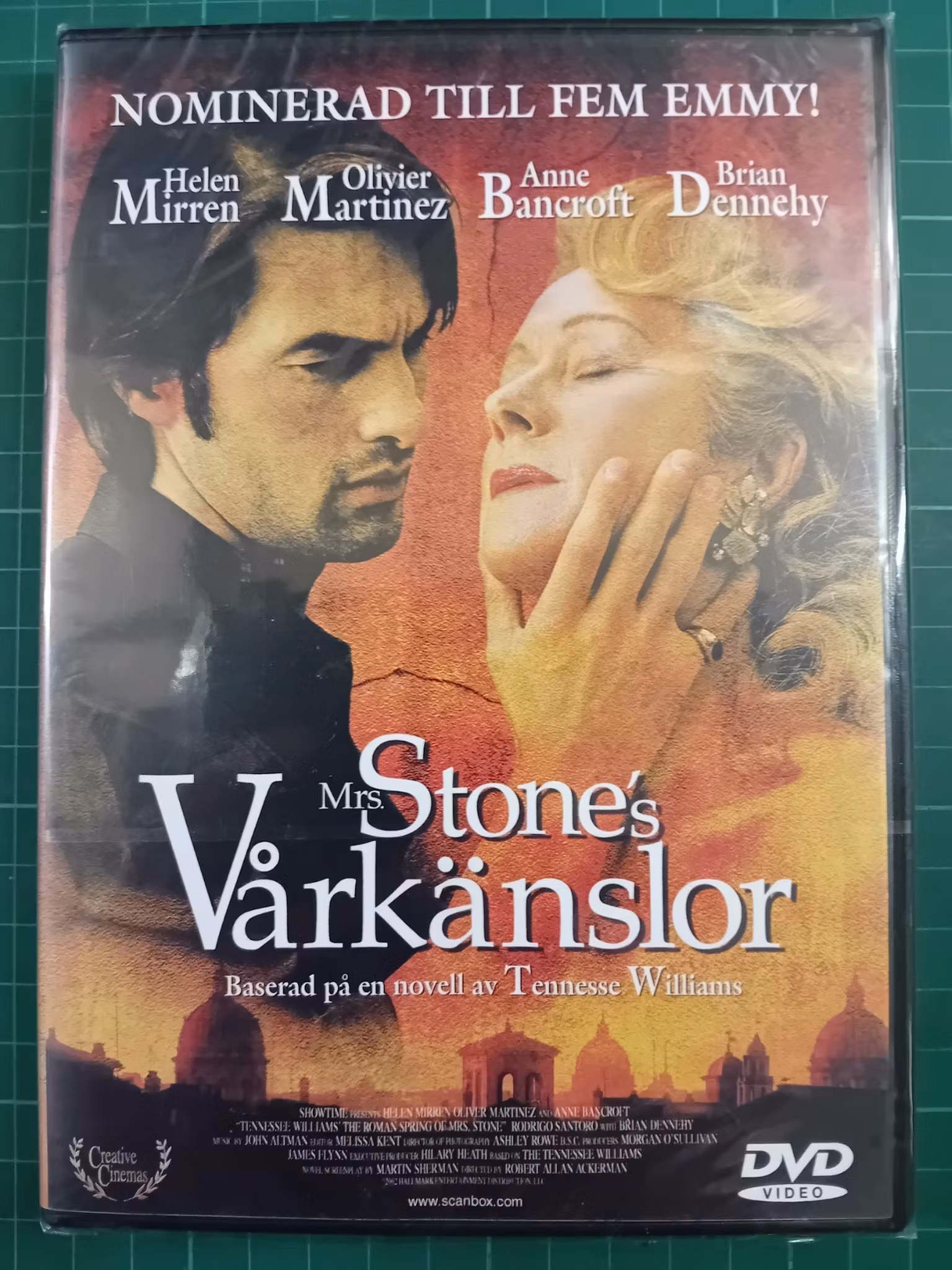 DVD : The Roman spring of mrs. Stone (forseglet) Svensk cover