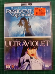 DVD : Resident evil Apocalypse + Ultraviolet (forseglet)