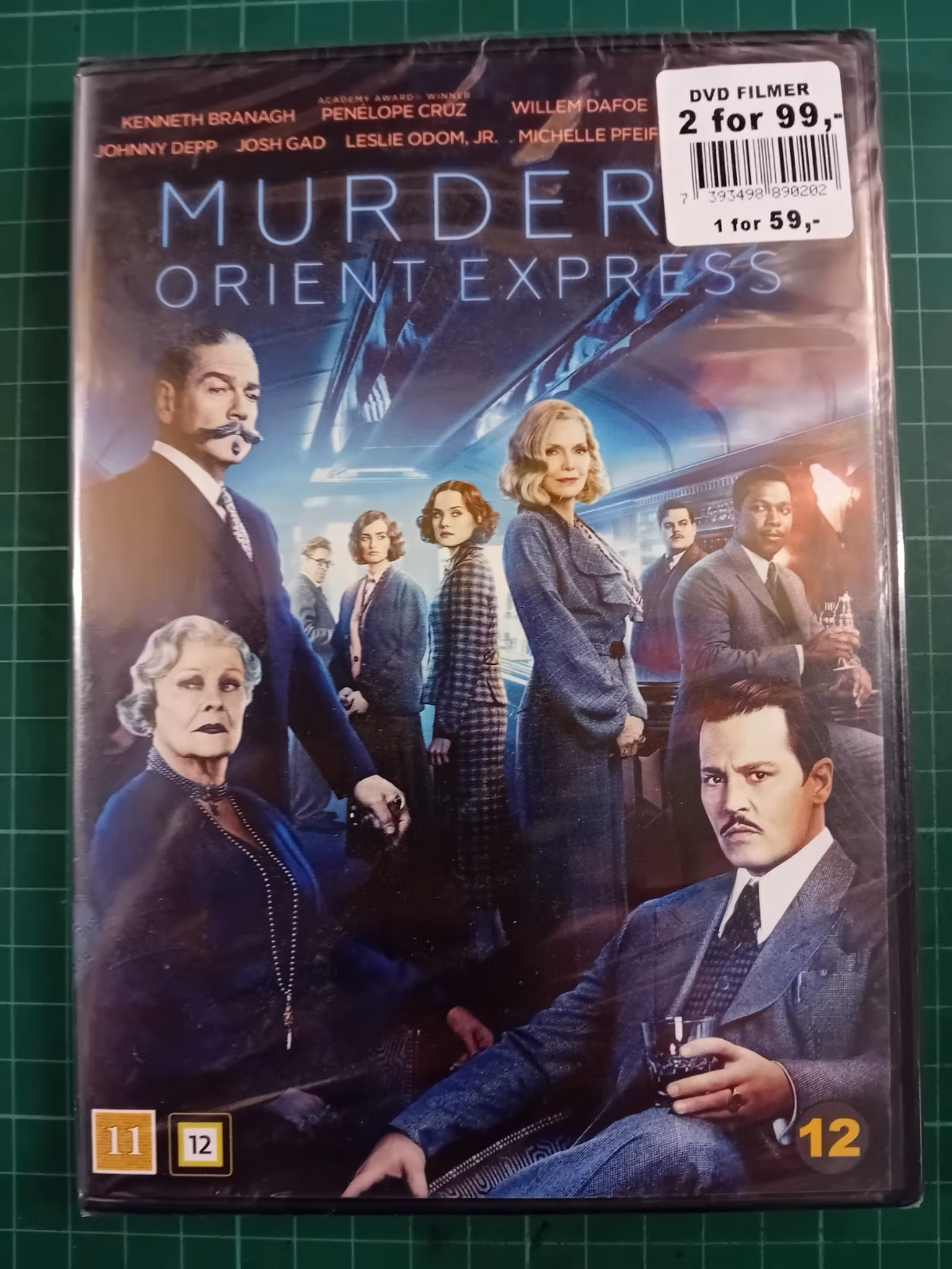 DVD : Murder on the orient express (forseglet)
