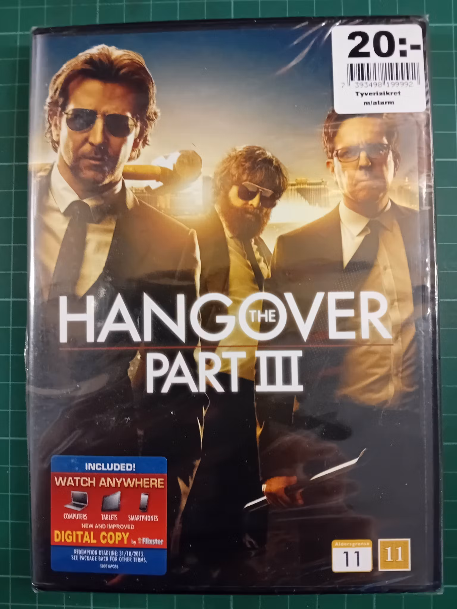 DVD : The Hangover Part III (forseglet)