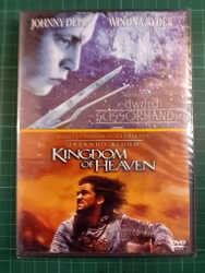 DVD : Edward scissorhands + Kingdom of heaven (forseglet)