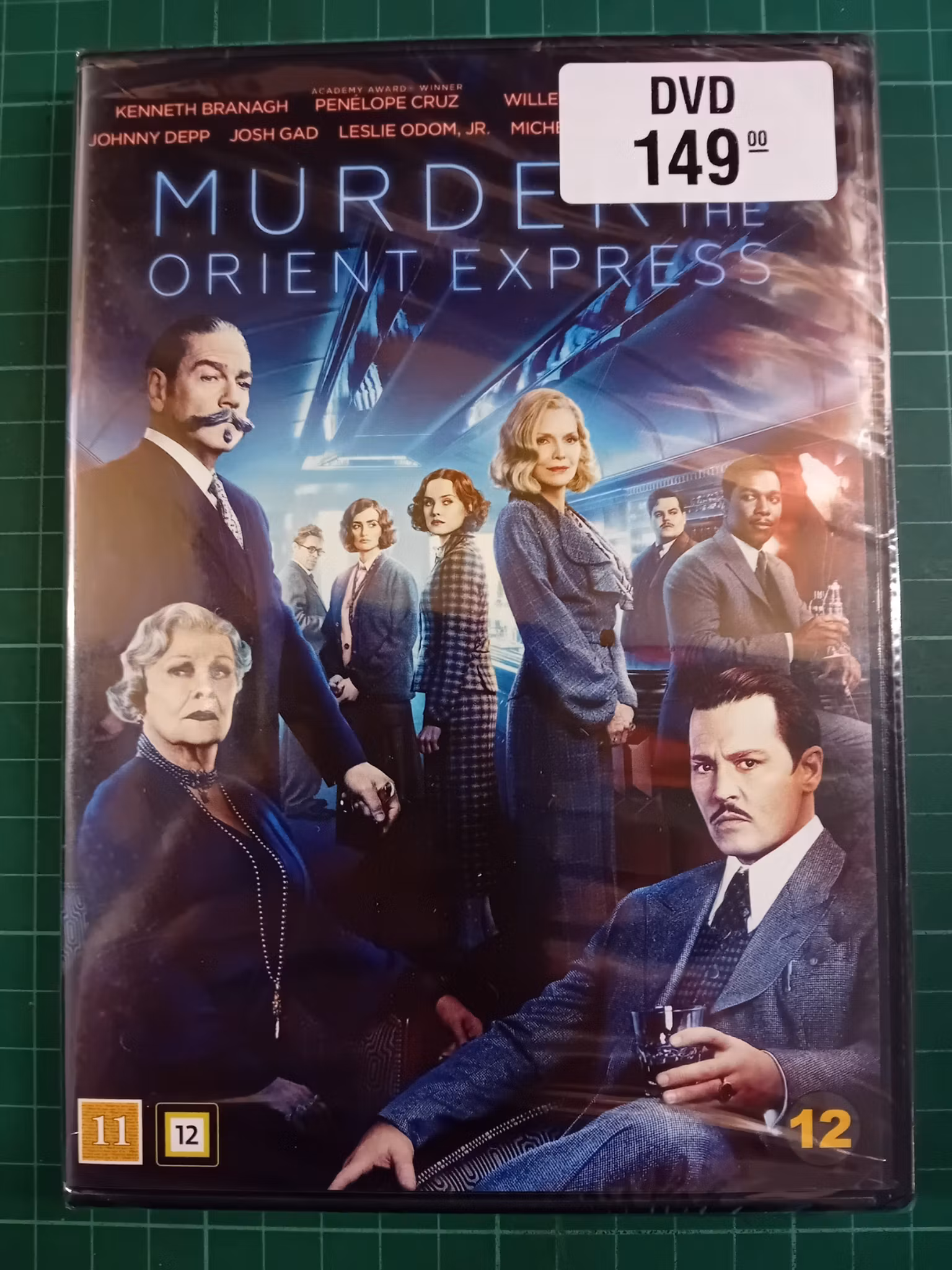 DVD : Murder on the Orient express (forseglet)