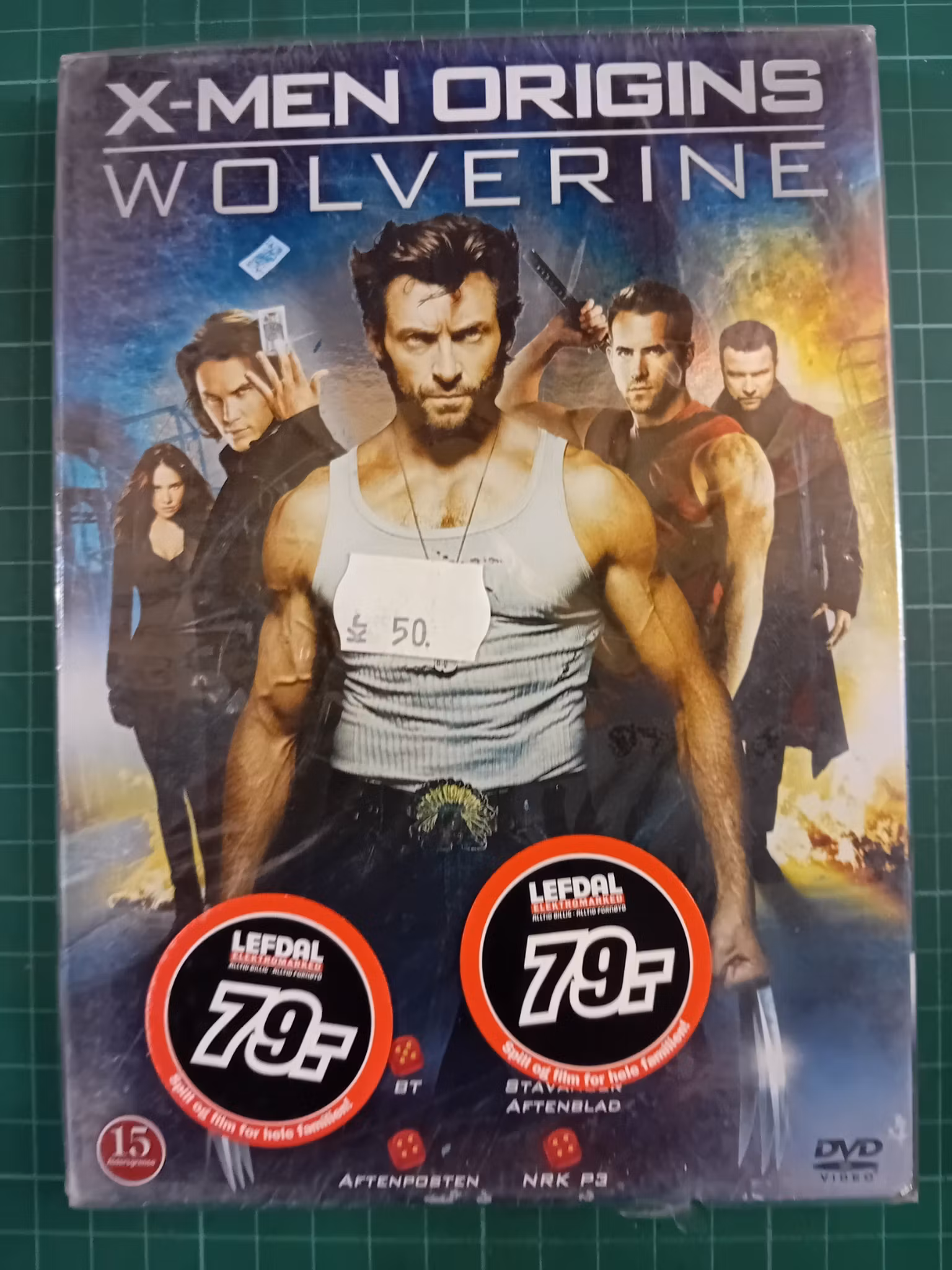 DVD : X-Men origins Wolverine (forseglet)