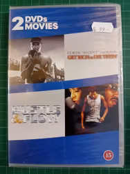 DVD : Get rich or die trying + Hustle & flow (forseglet)