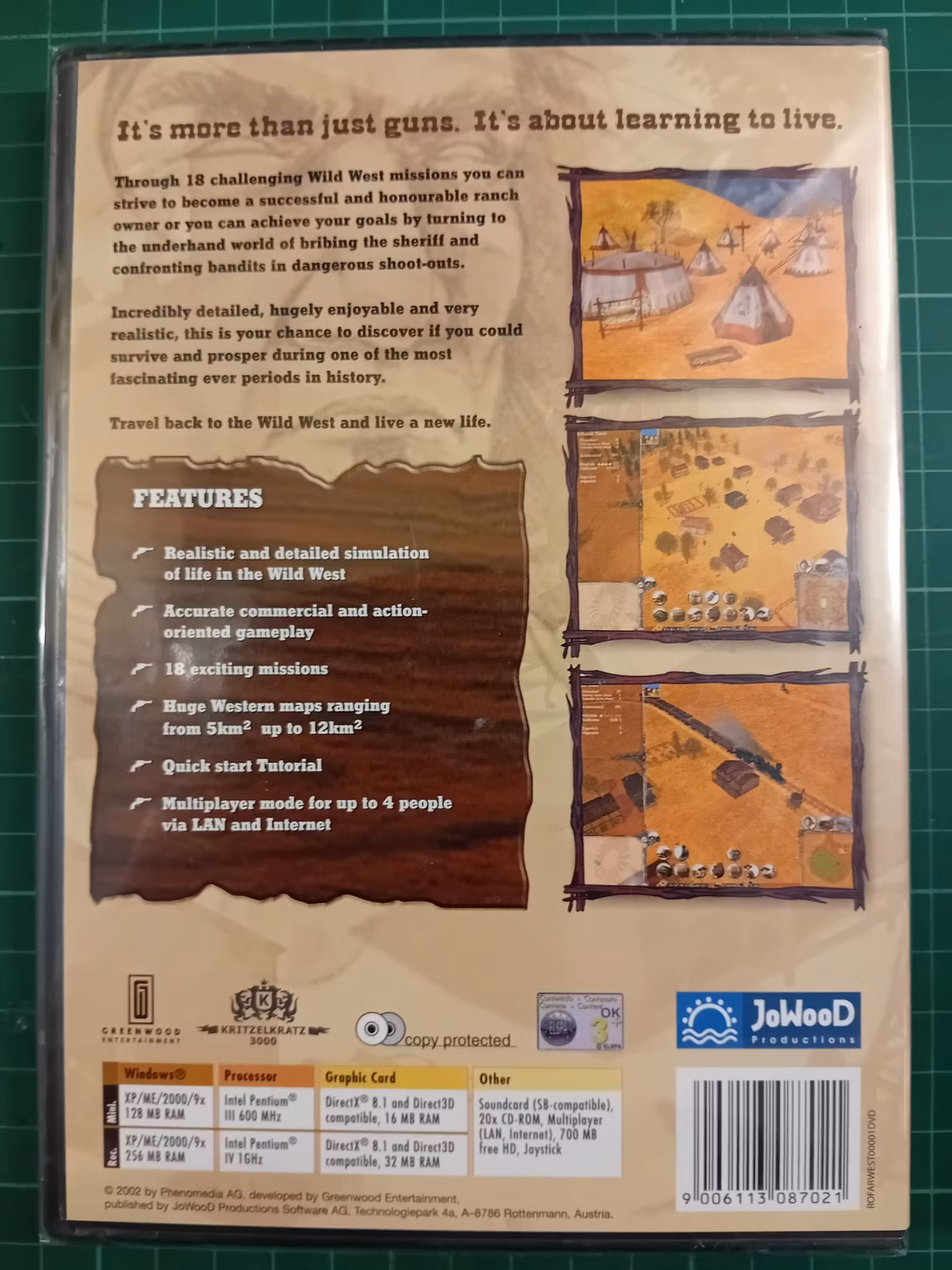 PC CD Rom : Far west (forseglet)