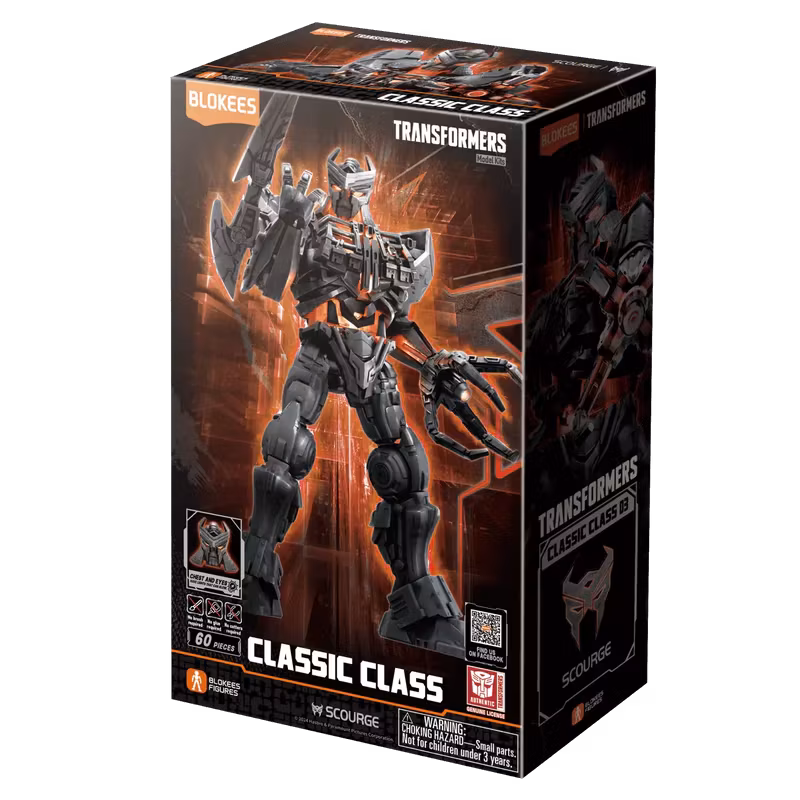 Transformers Blokees byggesett: Classic Class Scourge