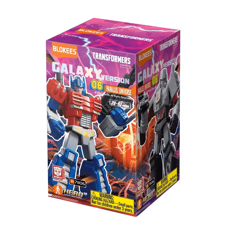 Transformers Blokees byggesett: Galaxy Version Serie 6, Parallel Universe Blind box