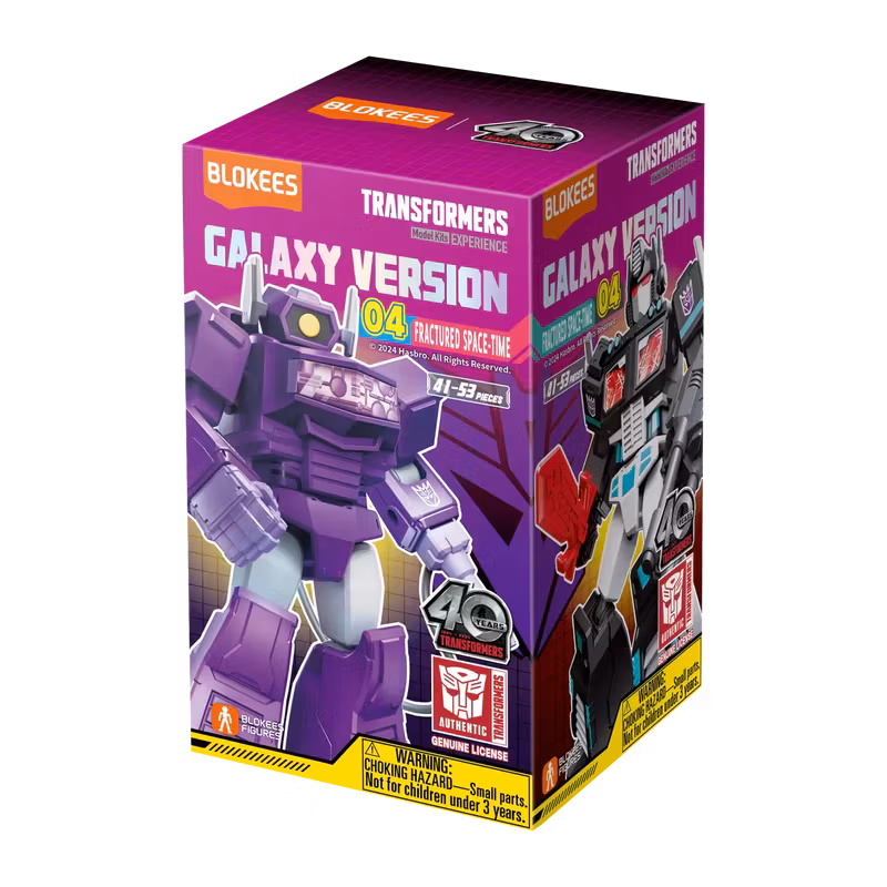 Transformers Blokees byggesett: Galaxy Version Serie 4, Fractored Space-Time Blind box