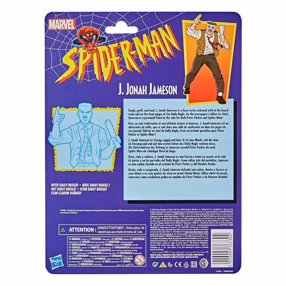 Spider-Man Marvel Retro Collection Action Figure J. Jonah Jameson 15 cm (Totalpris 379,-)