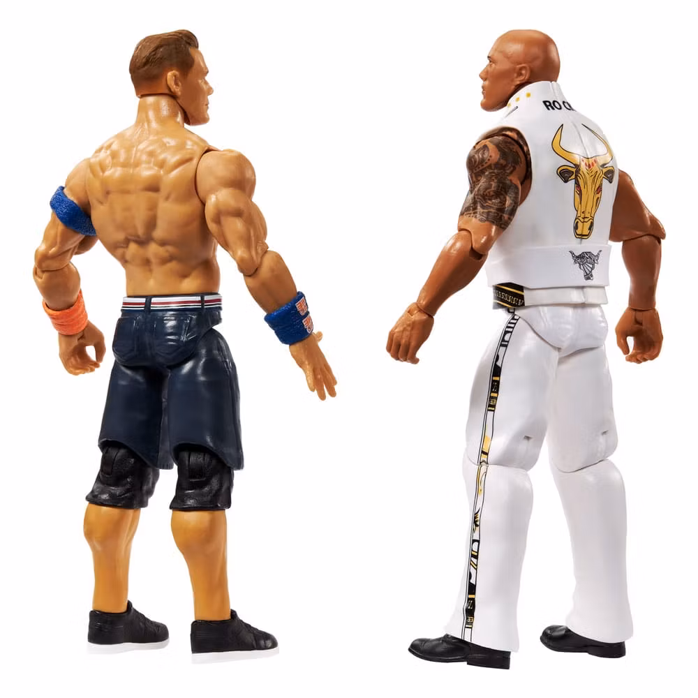WWE Main Event Showdown Action Figures The Rock Final Boss vs John Cena 2-Pack 15 cm (Totalpris 479,-)