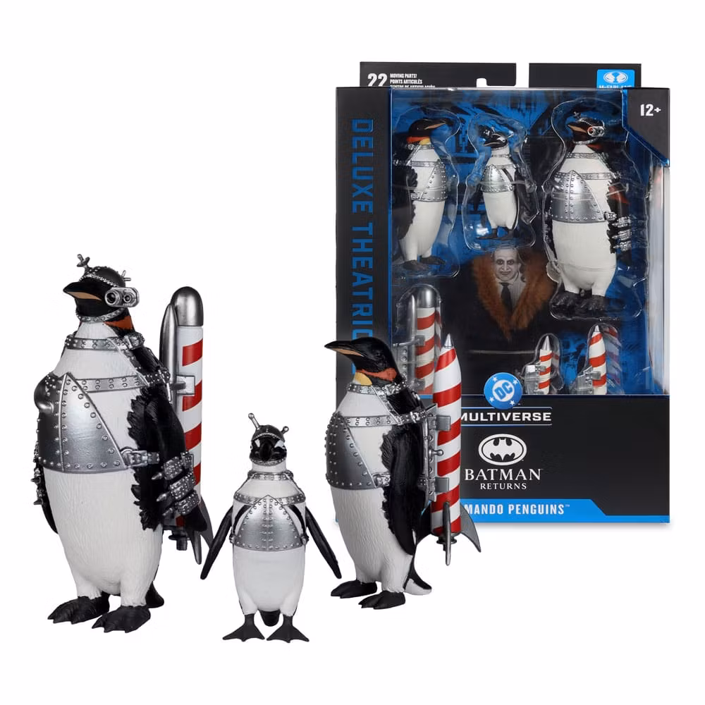 Batman Returns DC Theatrical Deluxe Edition Action Figure Commando Penguins Pack 12 cm (Totalpris 459,-)