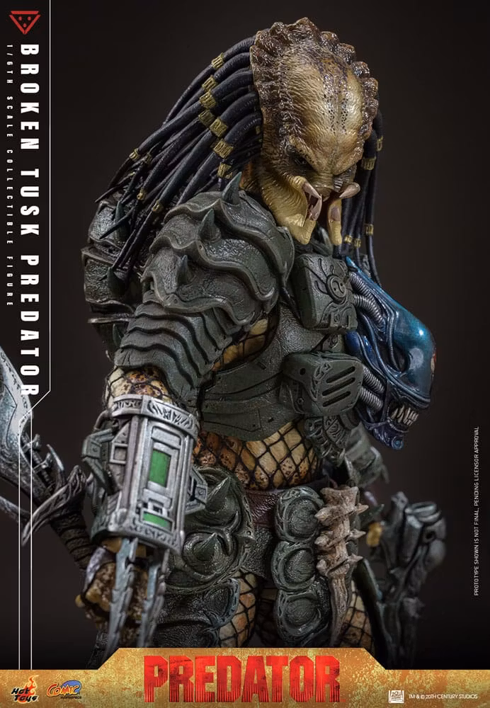 Alien vs. Predator Comic Masterpiece Action Figure 1/6 Broken Tusk Predator 35 cm (Totalpris 4.295,-)