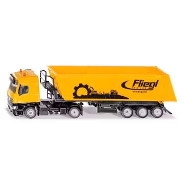Mercedes trekkvogn med Fliegl dumper 1:50