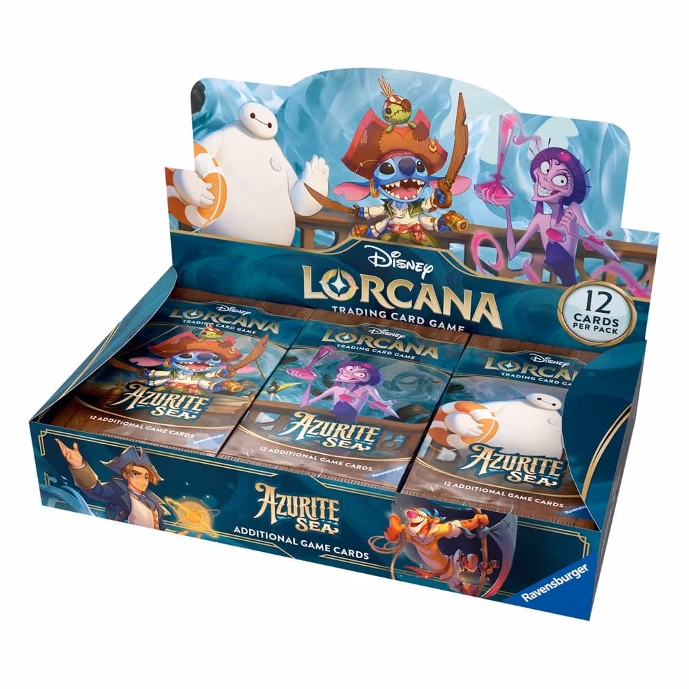 Disney Lorcana TCG Azurite Sea Booster Display (24)  (Totalpris 1698,-) Engelsk utgave