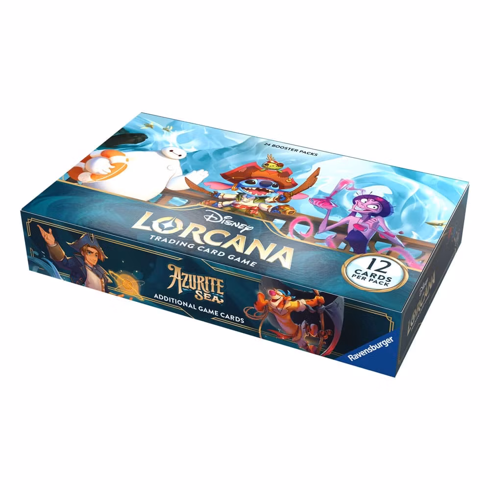 Disney Lorcana TCG Azurite Sea Booster Display (24)  (Totalpris 1698,-) Engelsk utgave