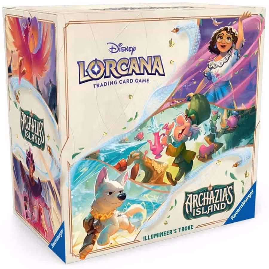 Disney Lorcana TCG Archazia's Island llumineer's Trove (Totalpris 659,-) Engelsk utgave