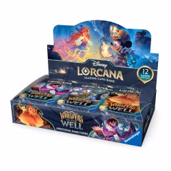 Disney Lorcana TCG Whispers in the Well Booster Display (24) (Totalpris1698,-) Engelsk utgave
