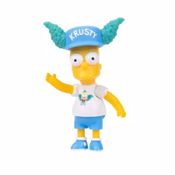 The Simpsons 6cm Bart med Krusty Hat