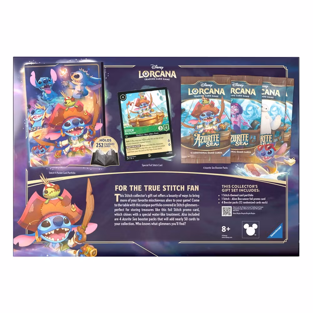 Disney Lorcana TCG Azurite Sea Gift Set Stitch